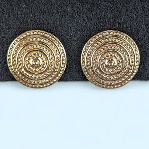 (2/$20) Vintage Sarah Cov Cone Clip-On Earrings